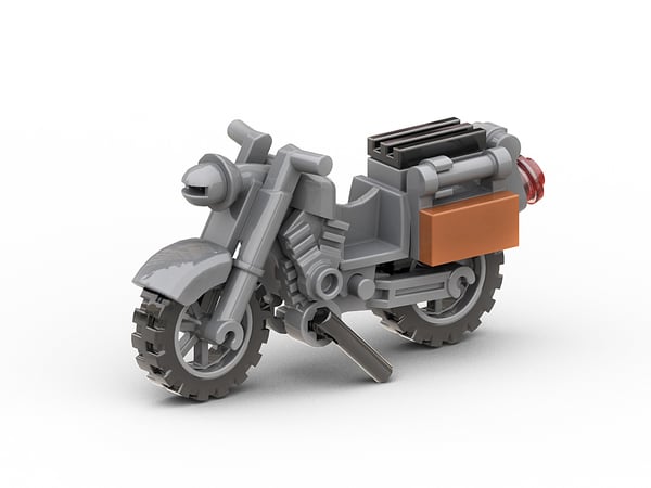 WW2 German single motorcycle