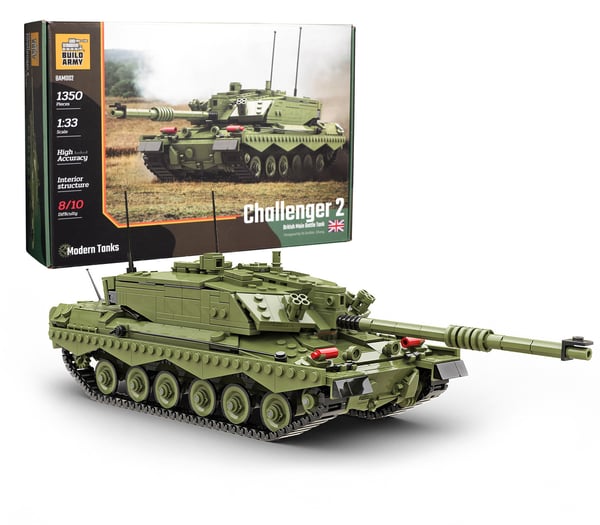 Buildarmy British Challenger 2 Main Battle Tank LEGO Compatible gift version