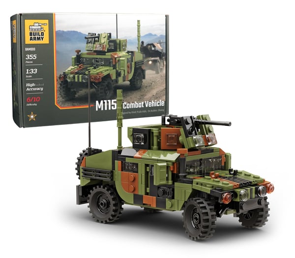 Humvee M1151 Armament Carrier Version 1.5, LEGO Compatible Brick Model from Buildarmy