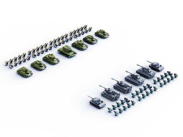 WW2 Micro Tank War Bundle Sale