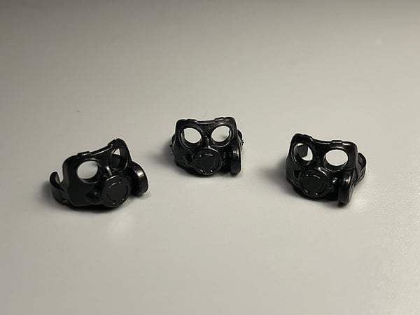Gas mask for minifigures (x3)