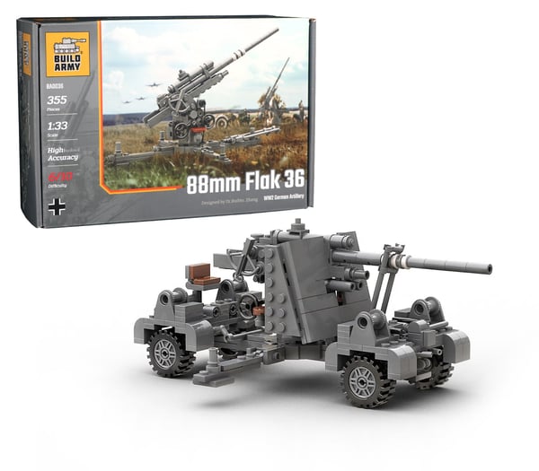 Buildarmy 88mm Flak 36 artillery V2 gift version
