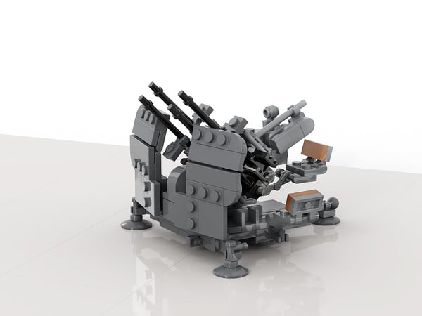 Flakvierling 38 Anti-aircraft Gun Version 2