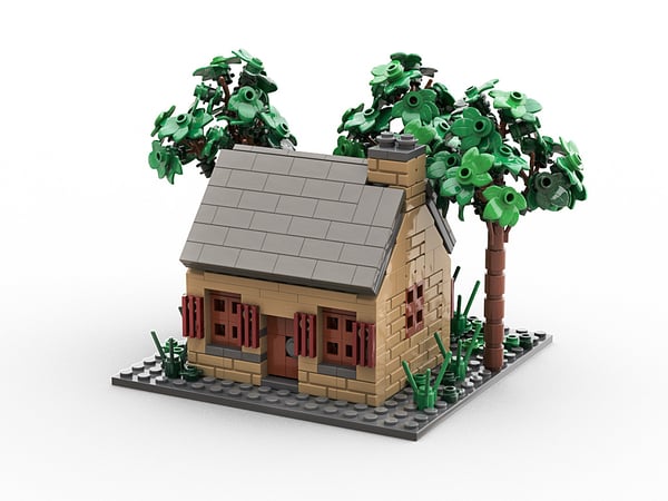 Mini french bungalow farm house