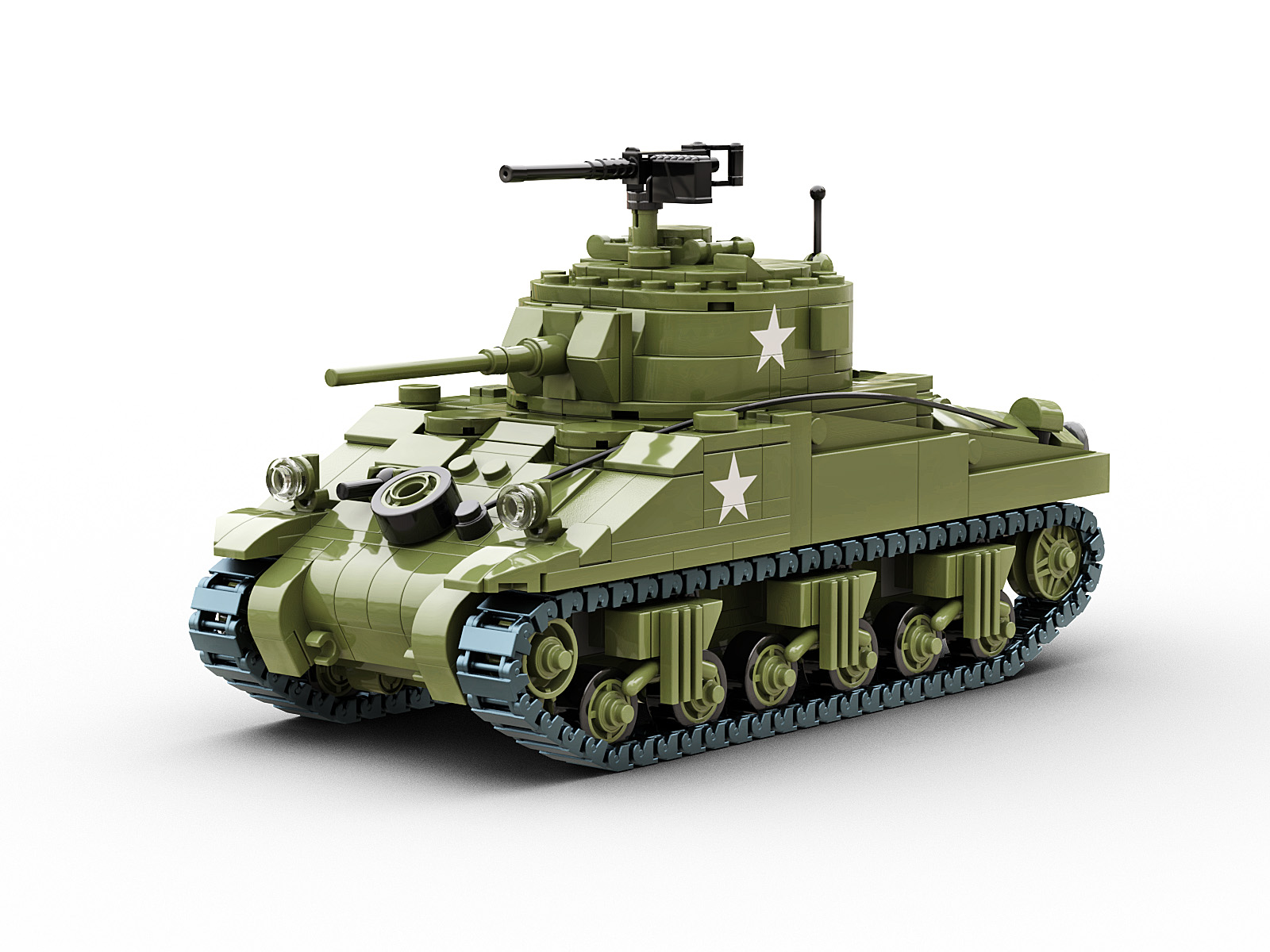 Micro Brick Battle - M4 Sherman
