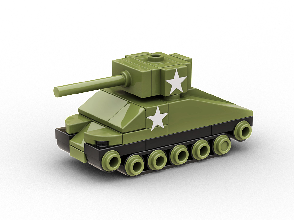 Micro M4 Sherman tank 