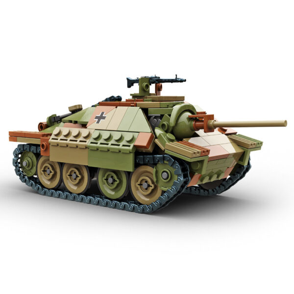 WW2 Jagdpanzer 38 (t) Hetzer German light tank destroyer V2