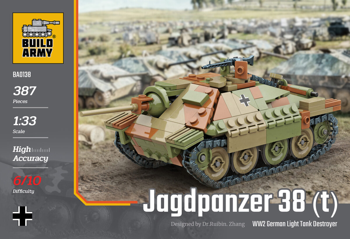 WW2 Jagdpanzer 38 (t) Hetzer German light tank destroyer V2 - Image 3