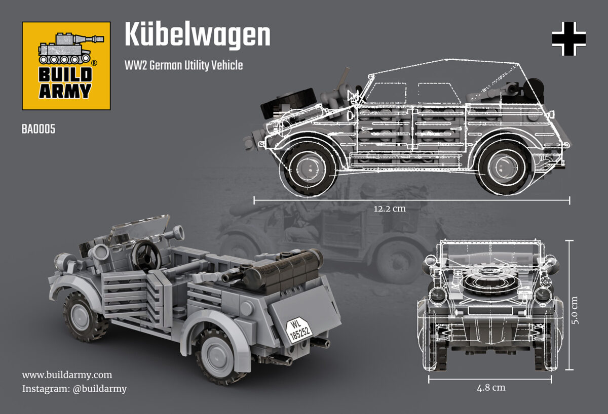 WW2 German Kübelwagen car Version 2 - Image 3