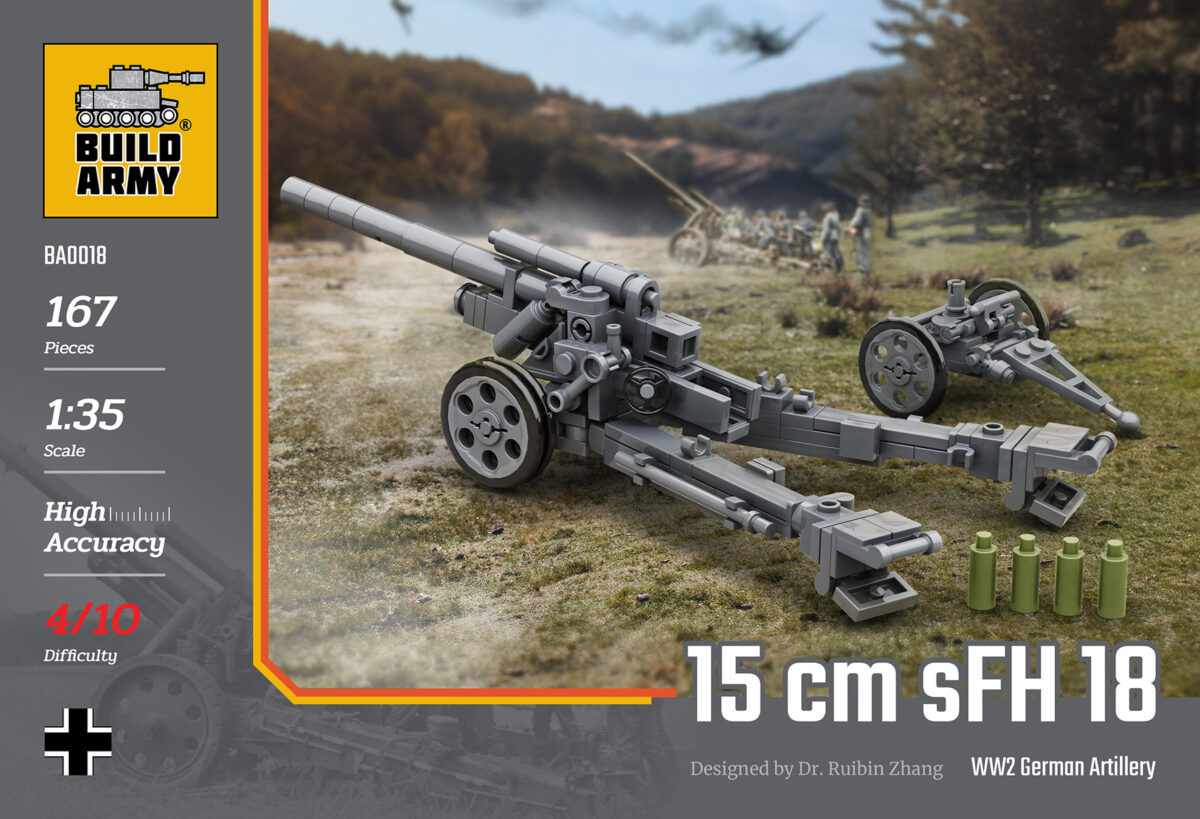 German 15cm sFH 18 artillery Version 3