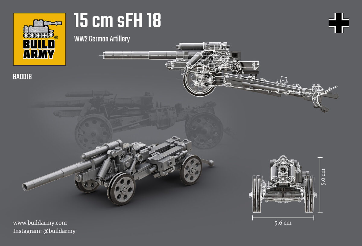 German 15cm sFH 18 artillery Version 3 - Image 2