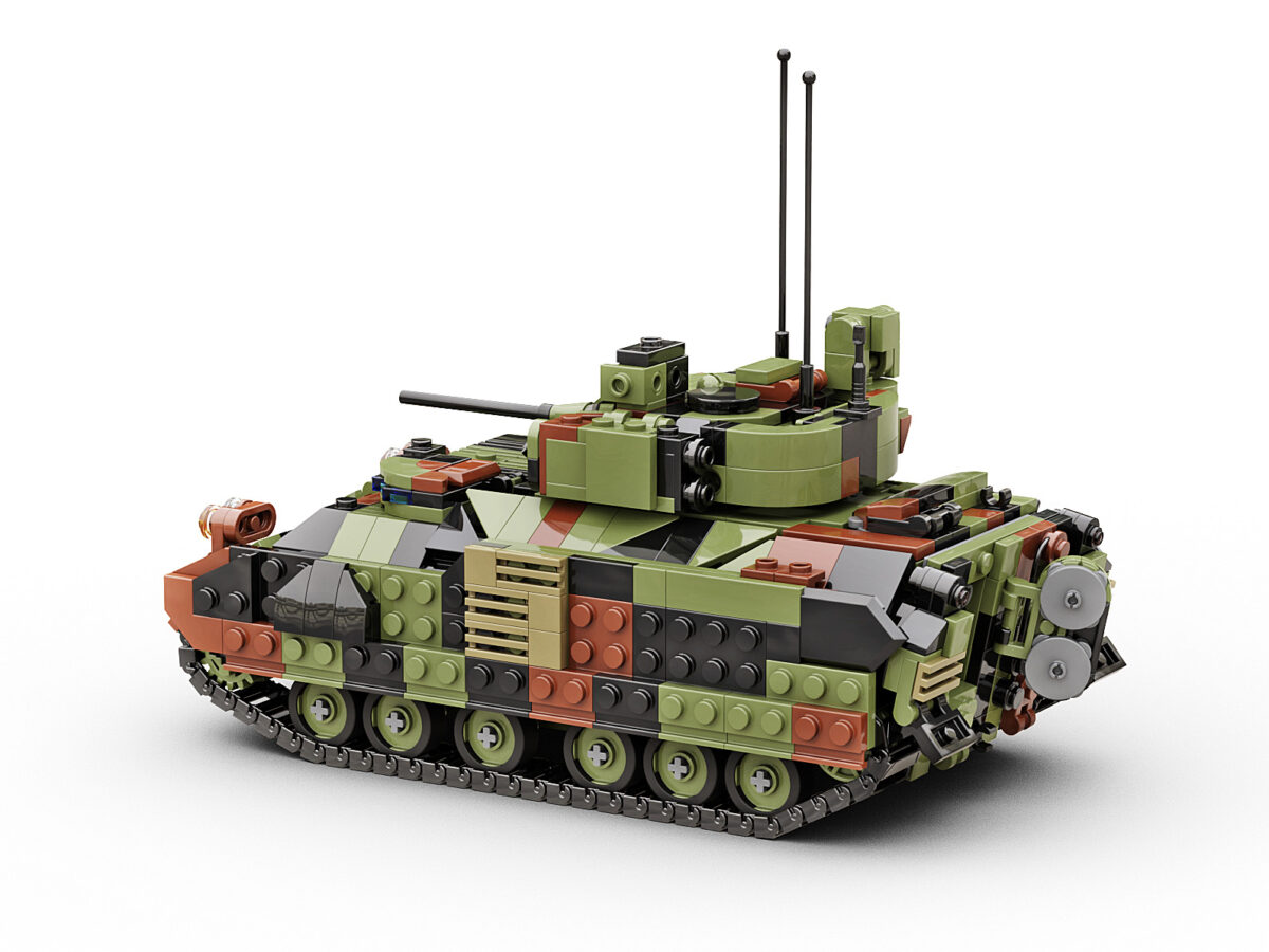 Bradley Combat Vehicle in NATO Three Colour Camouflage - Image 2