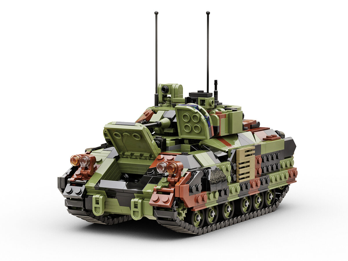 Bradley Combat Vehicle in NATO Three Colour Camouflage - Image 3