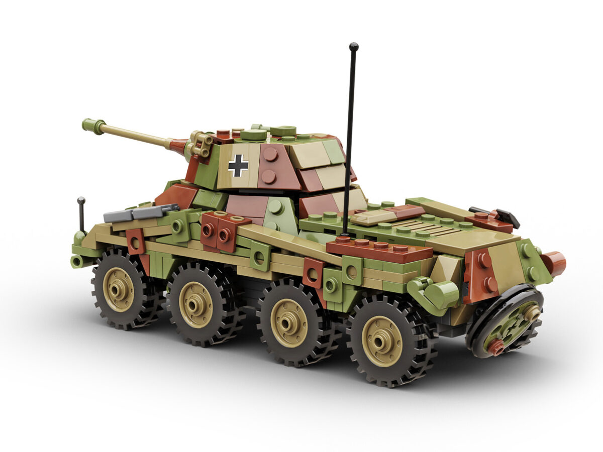 Camo Puma WW2 German Armoured wheeled vehicle Sd.Kfz. 234/2 - Image 2