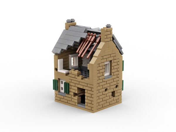 Micro French House A ruined